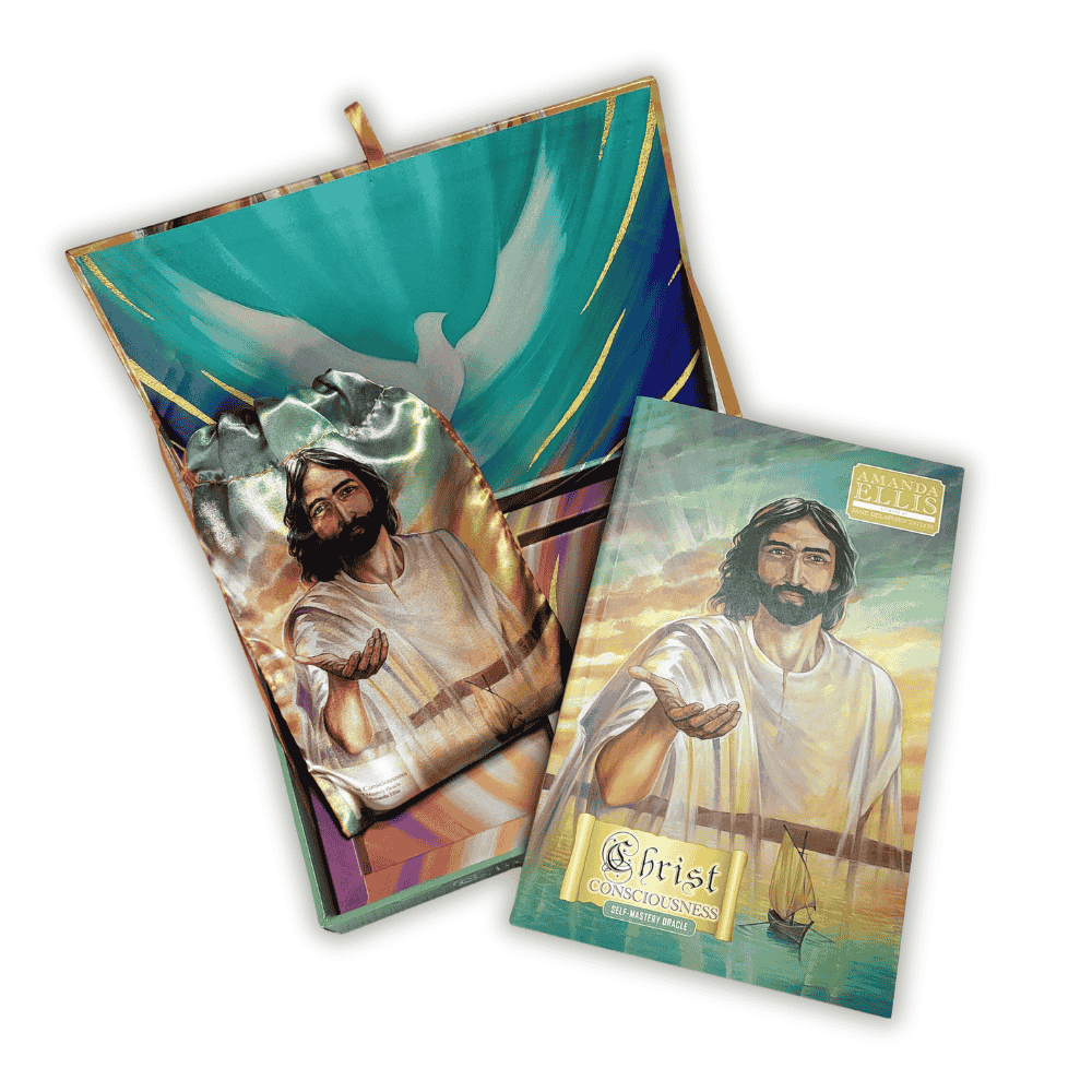 Satin Bag for the Christ Consciousness Oracle Cards