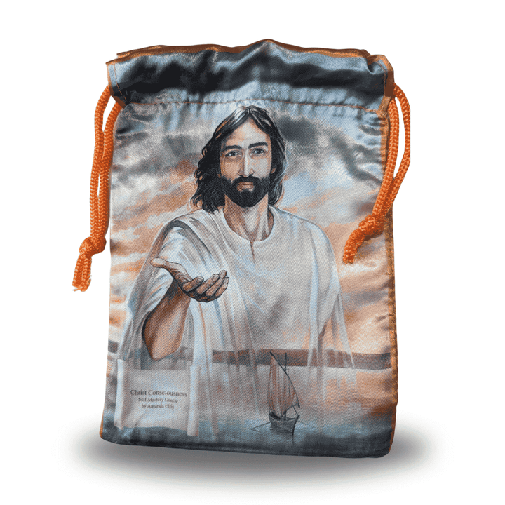 Satin Bag for the Christ Consciousness Oracle Cards