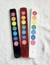 Load image into Gallery viewer, Coloured Chakra Ashcatcher/Incense Holder
