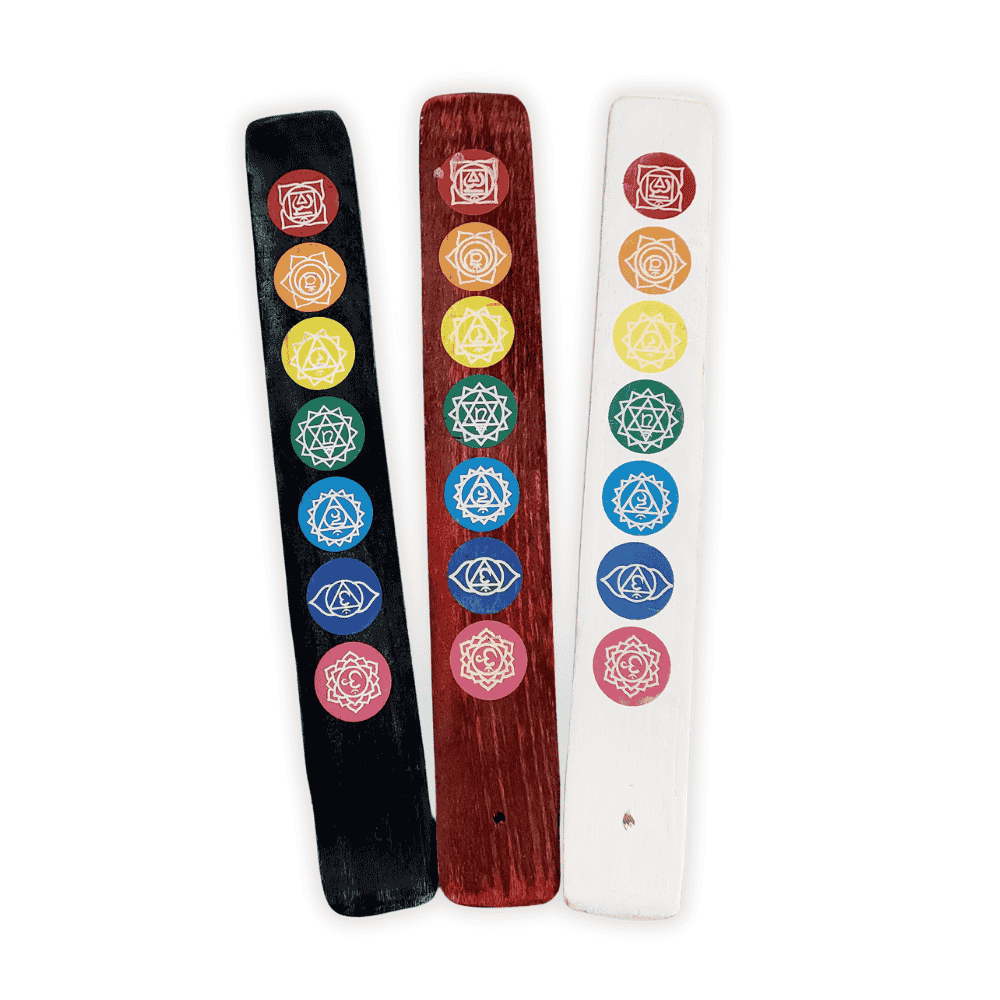 Coloured Chakra Ashcatcher/Incense Holder