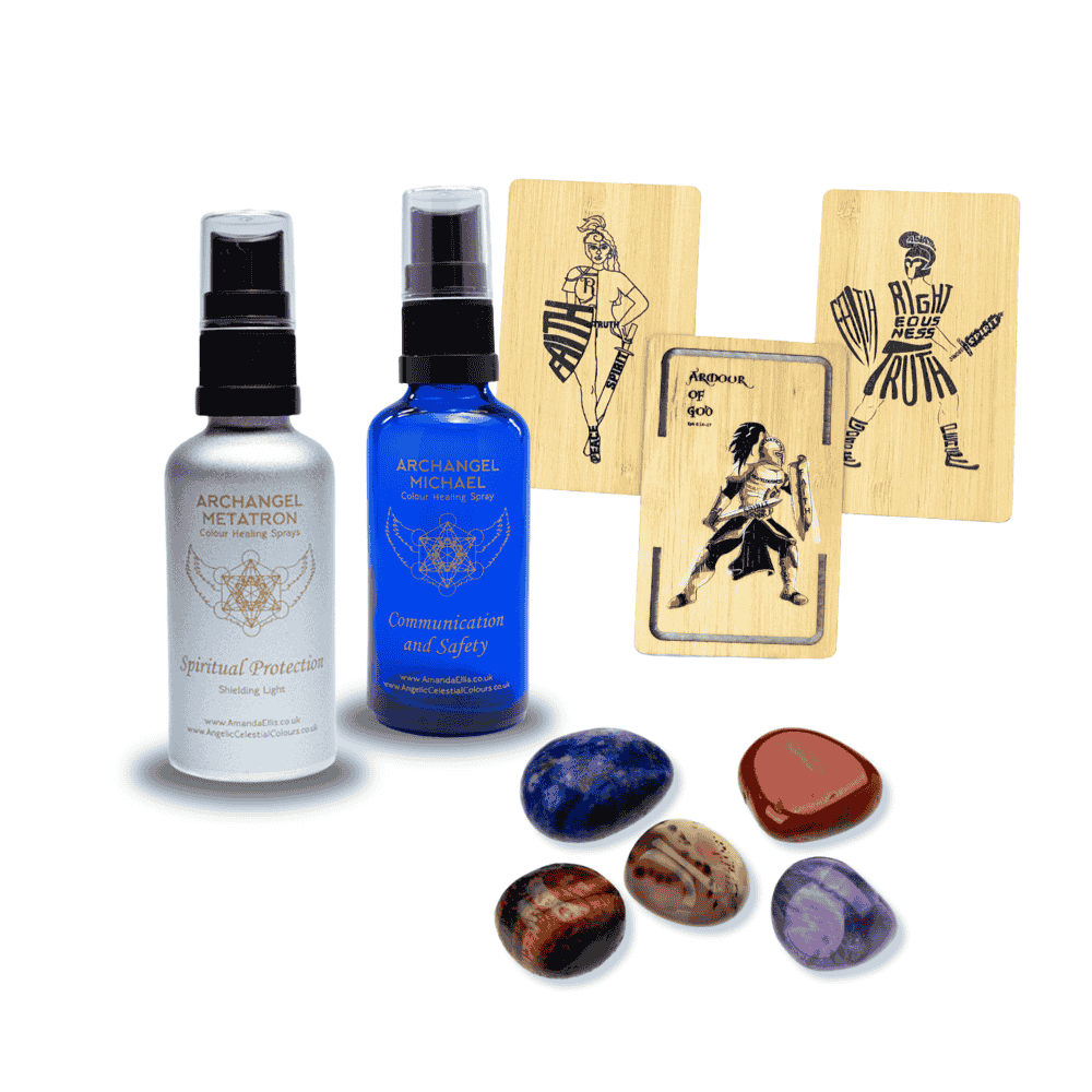Protection Crystal Set Spiritual Protection Set | Angelic Celestial Colours – Angelic ...