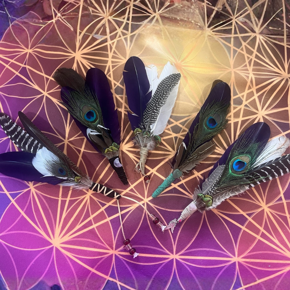 Feather Smudging Wands – Handmade by Tracy, Lin and Michelle