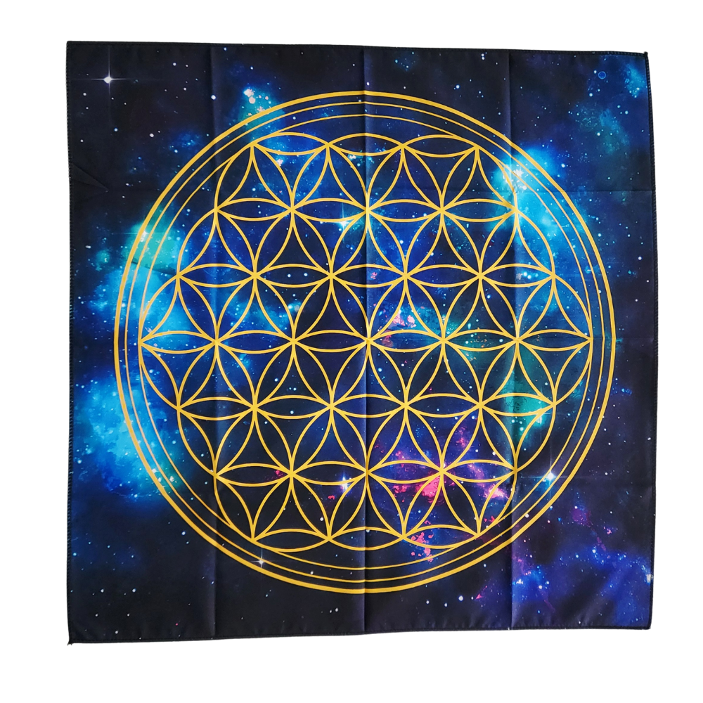 Flower of Life Blue