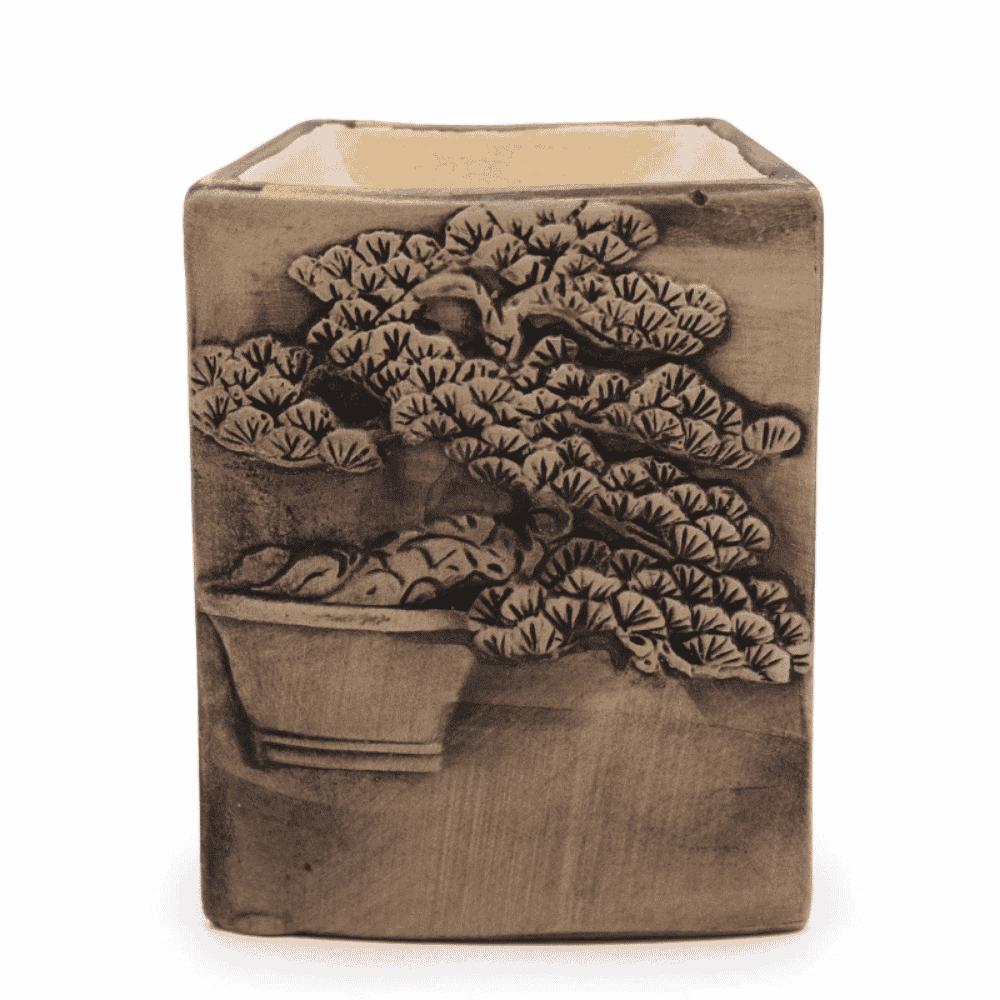 Hand Painted Bonsai Burner - Slate