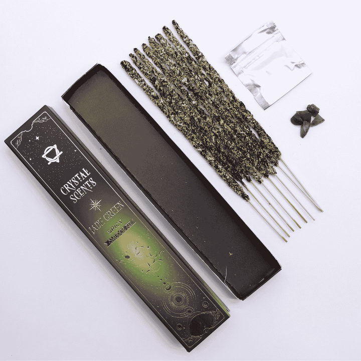 Jade Crystal Scents Smudge Incense