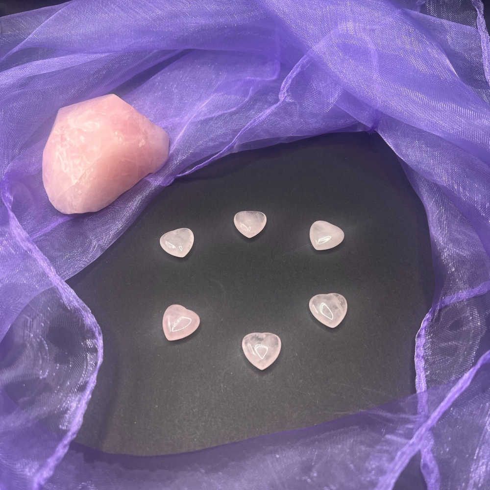 Rose Quartz Hearts