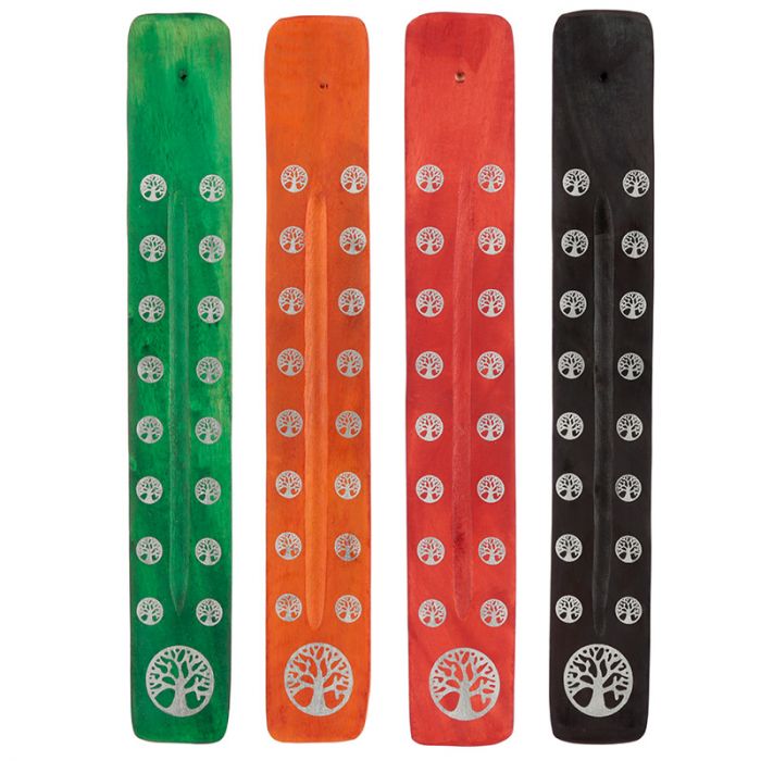 Tree of Life Coloured Incense Holders