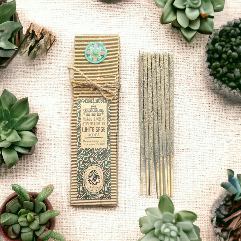Ritual Resin on Stick - White Sage - Cleansing
