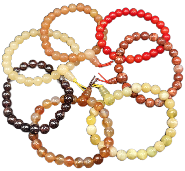 Red Bamboo Coral Bracelet