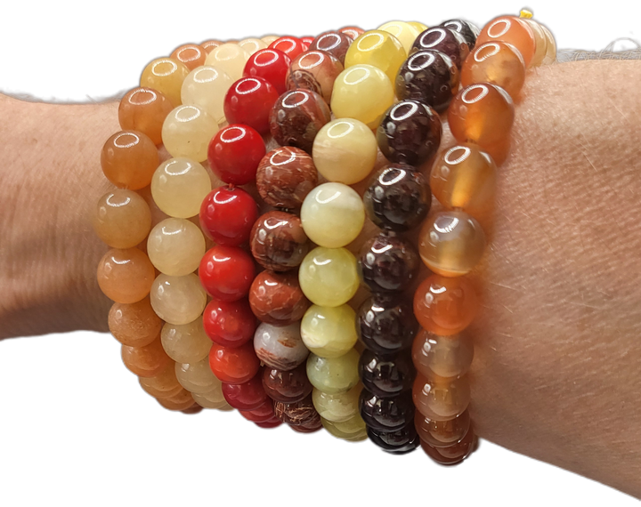 Red Bamboo Coral Bracelet