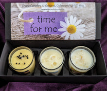 Load image into Gallery viewer, Time for Me - A Three mini Candle set to Ground, Calm and Uplift You

