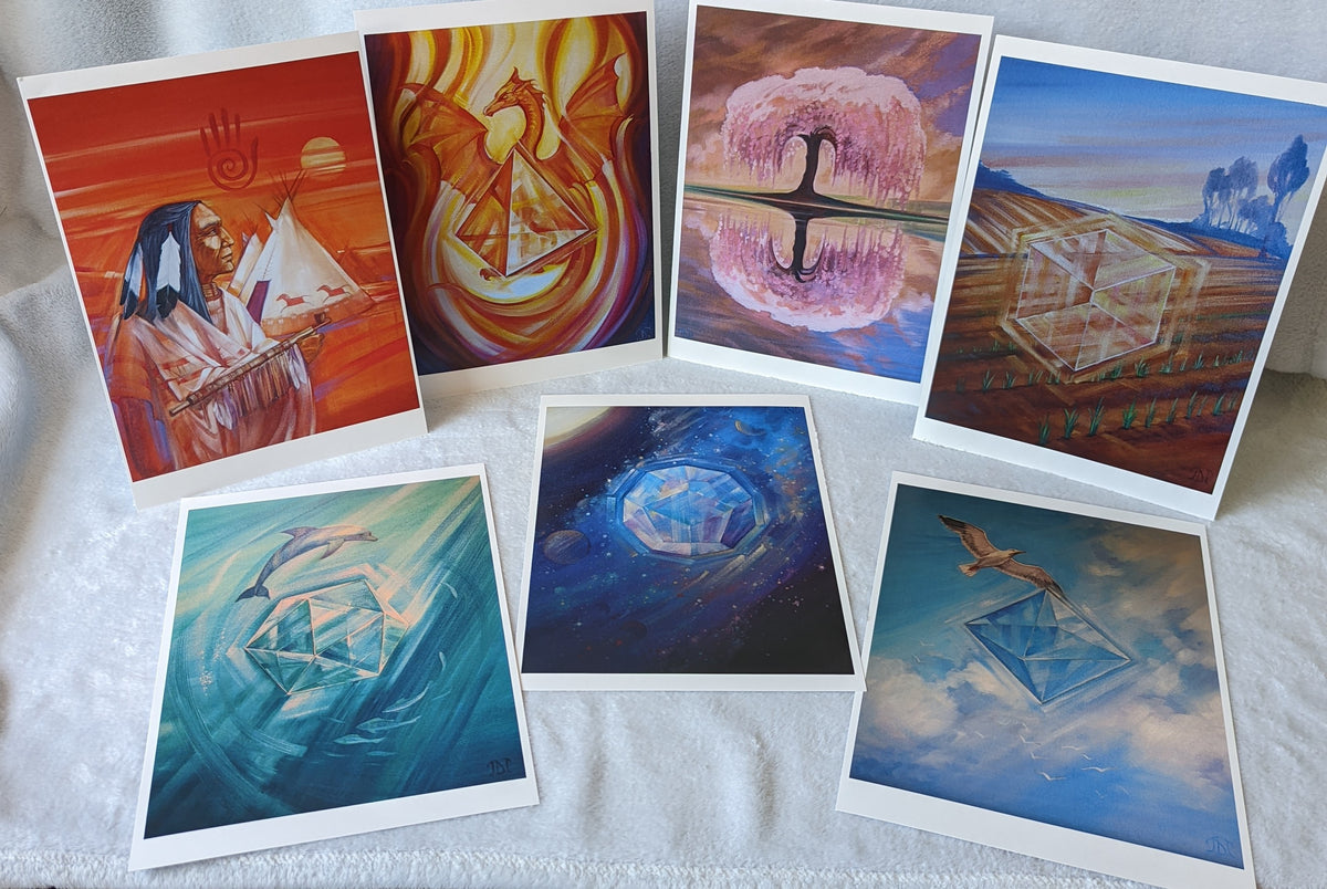 Elements - Fine Art Print Set – Angelic Celestial Colours Ltd