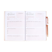 Load image into Gallery viewer, Gratitude Journal and Rose Quartz Pen
