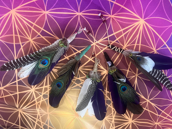 Feather Smudging Wands – Handmade by Tracy, Lin and Michelle