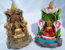 Load image into Gallery viewer, Meditating Buddha Backflow Burner
